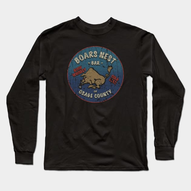 The Boars Nest 70s - VINTAGE  RETRO STYLE Long Sleeve T-Shirt by lekhartimah